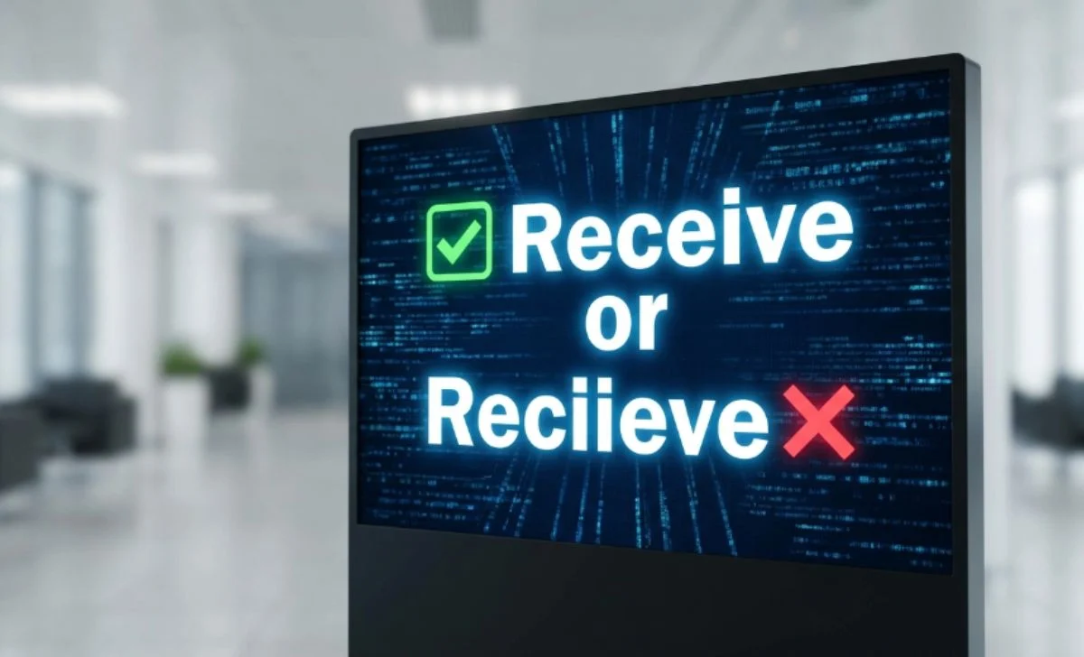 Receive or Recieve