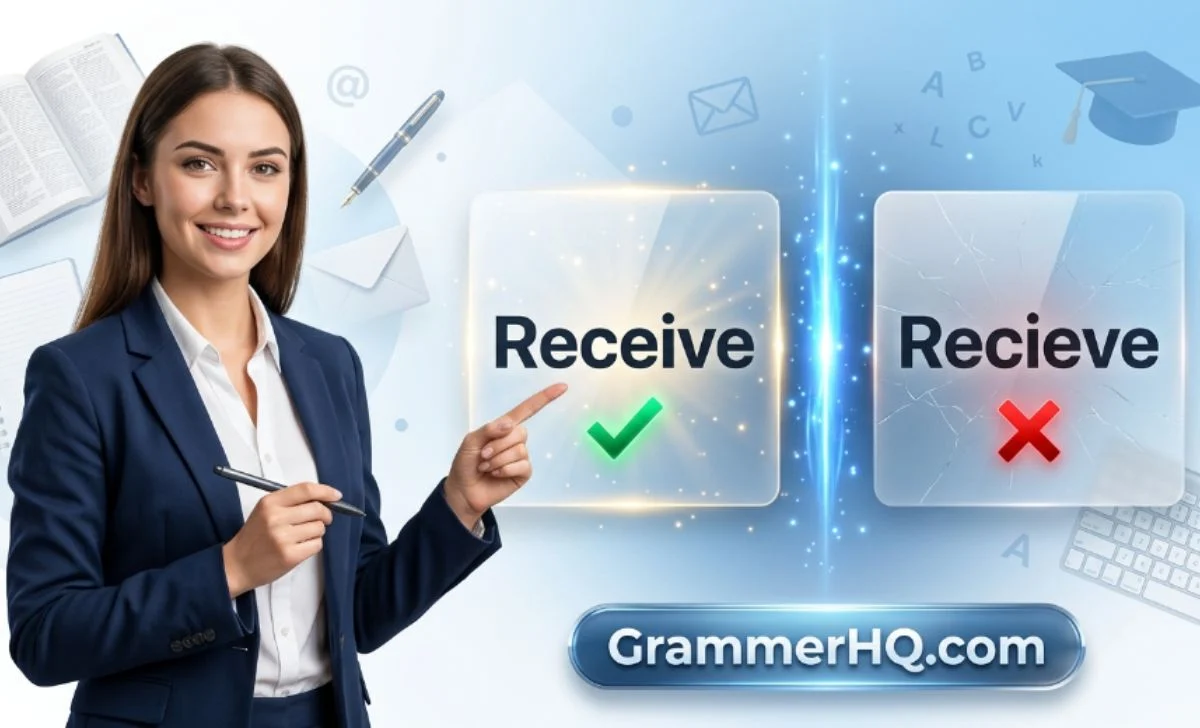 Receive or Recieve