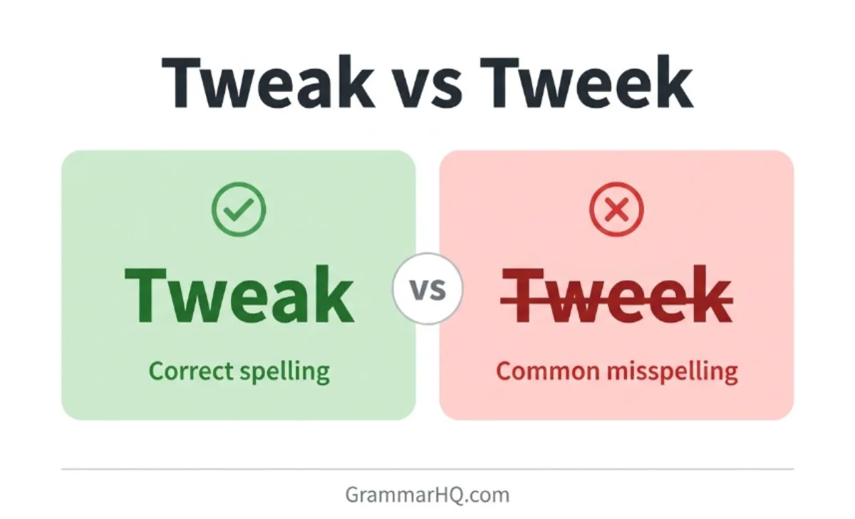 Tweak vs Tweek