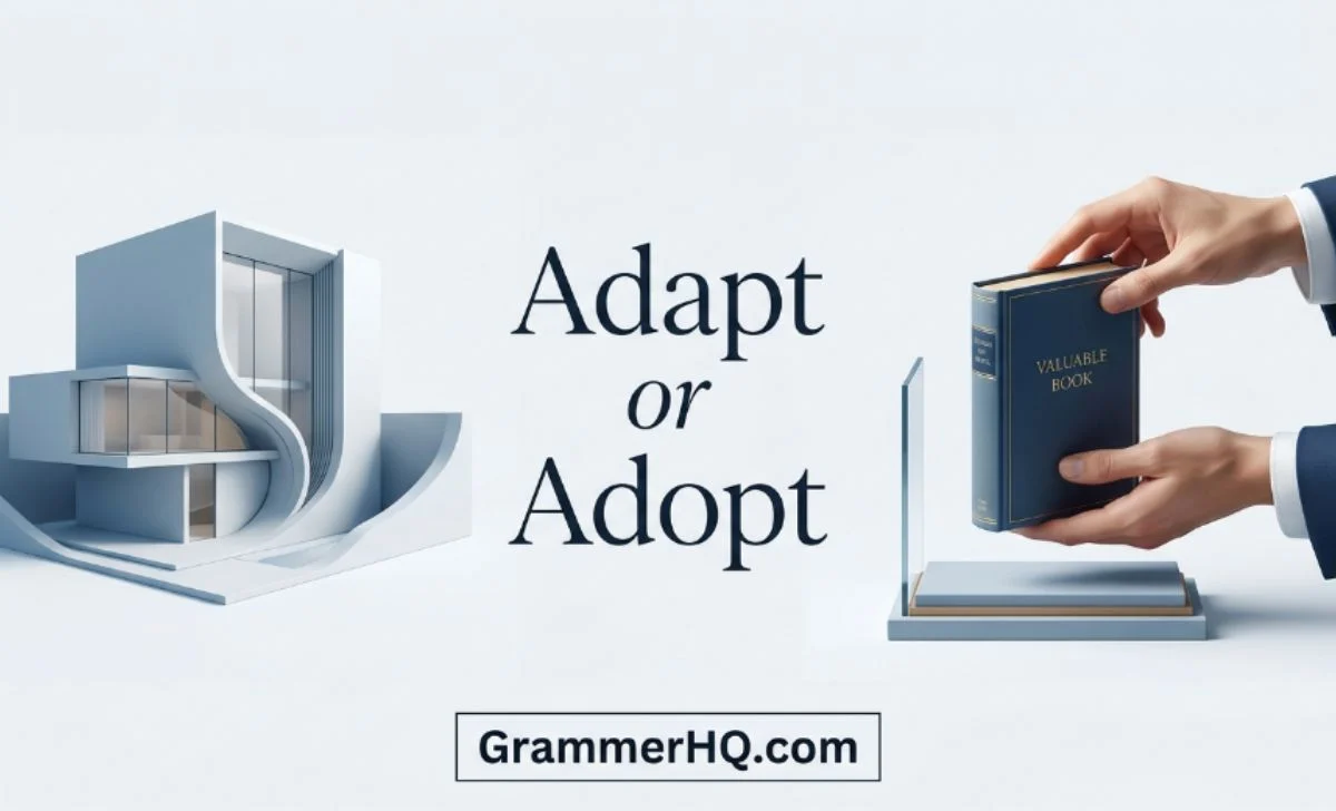 Adapt or Adopt