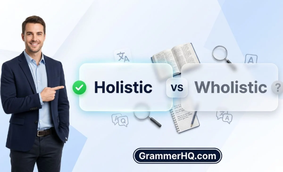 Holistic or Wholistic