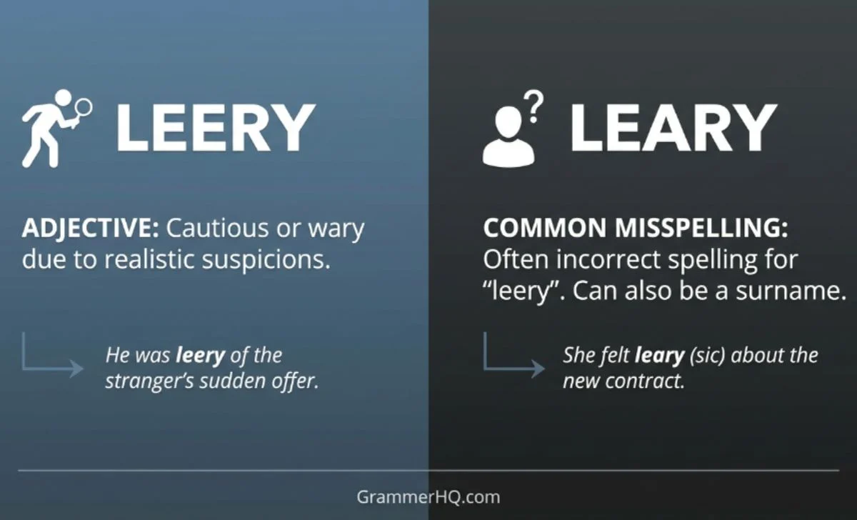 Leery vs Leary