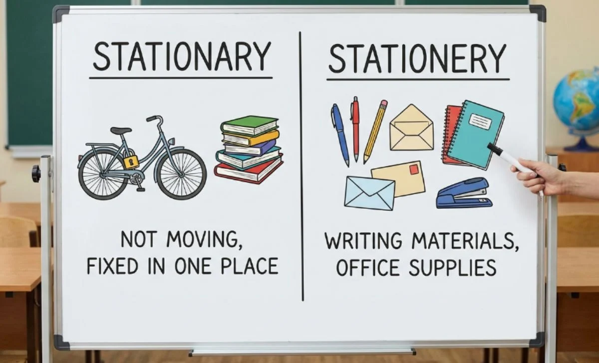 Stationary or Stationery