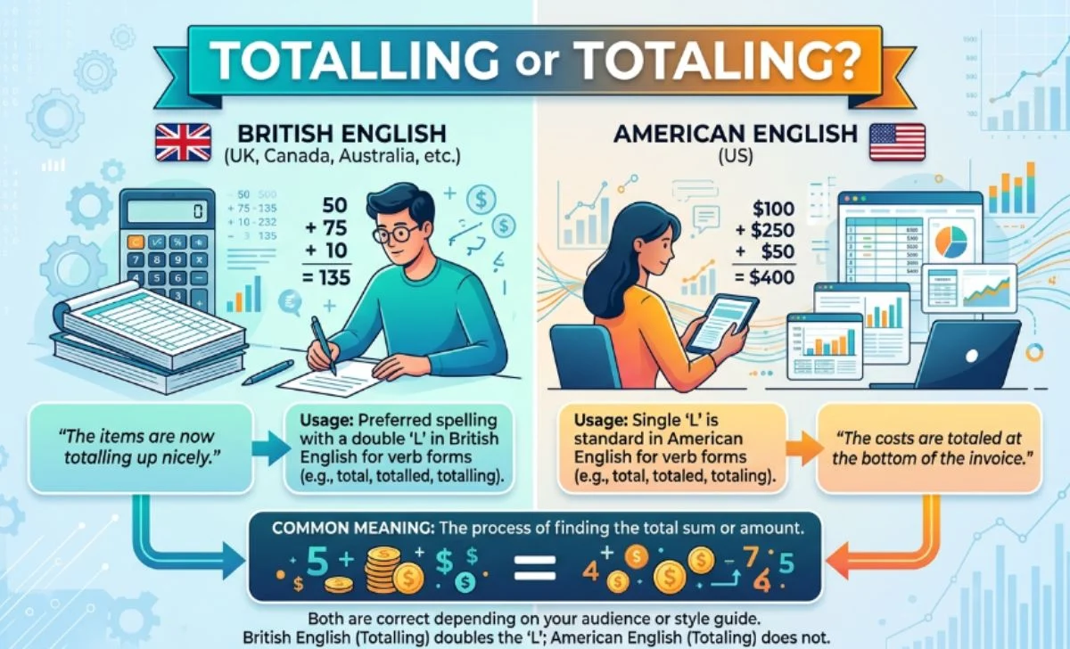 Totalling or Totaling