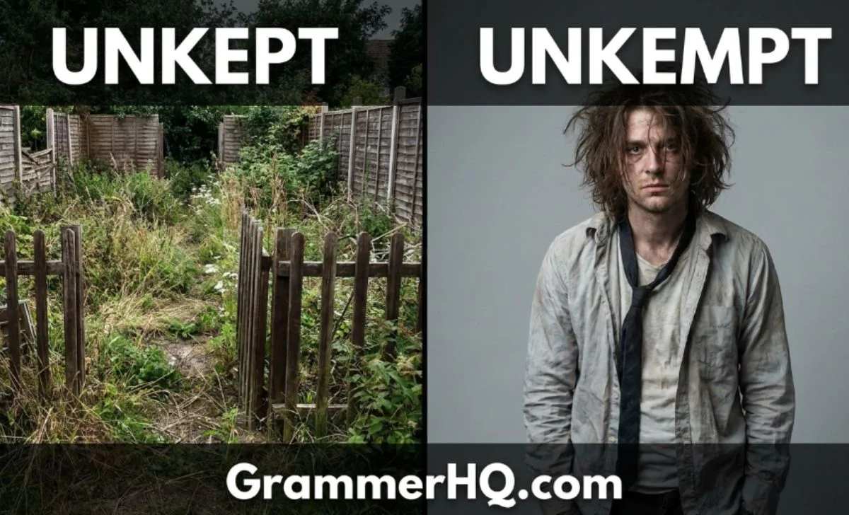 Unkept or Unkempt