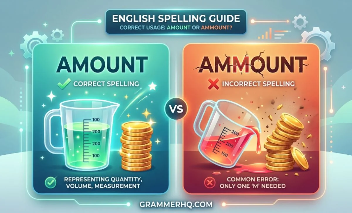 Amount or Ammount