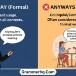 Anyway vs Anyways