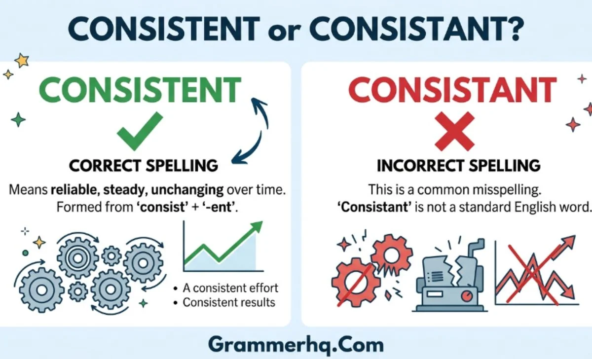 consistent or consistant
