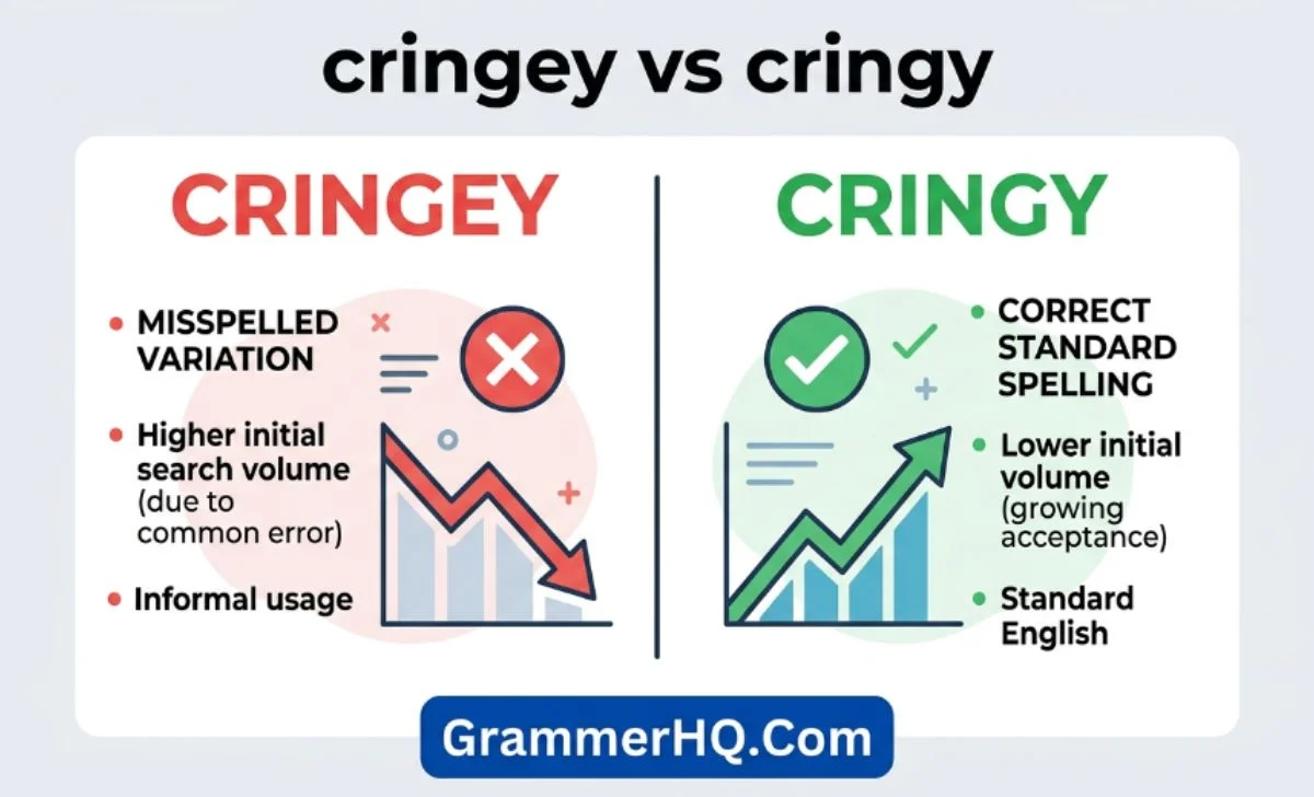 Cringey vs cringy