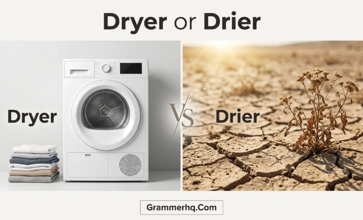 Dryer or Drier