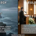 Elegy vs Eulogy