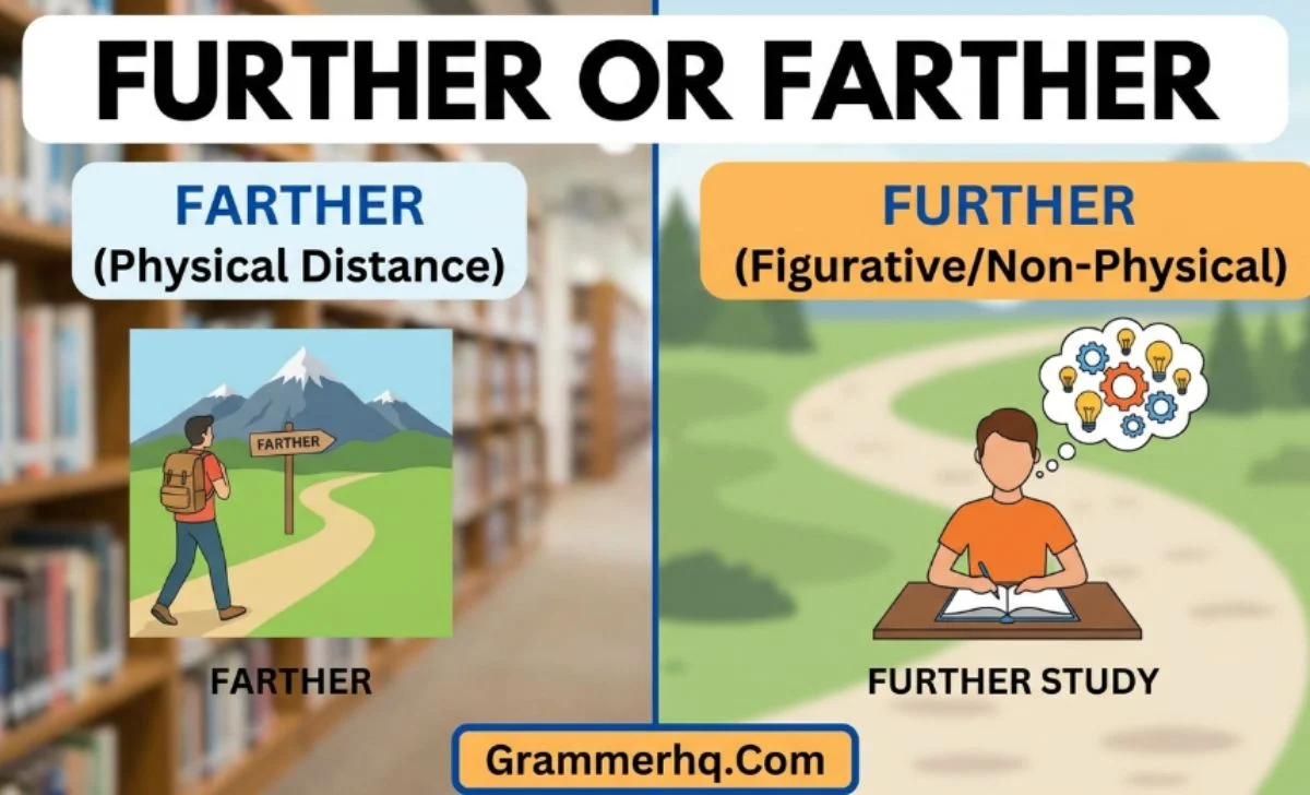 Further or Farther