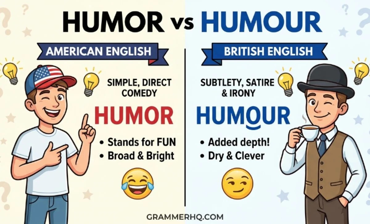 Humor vs Humour