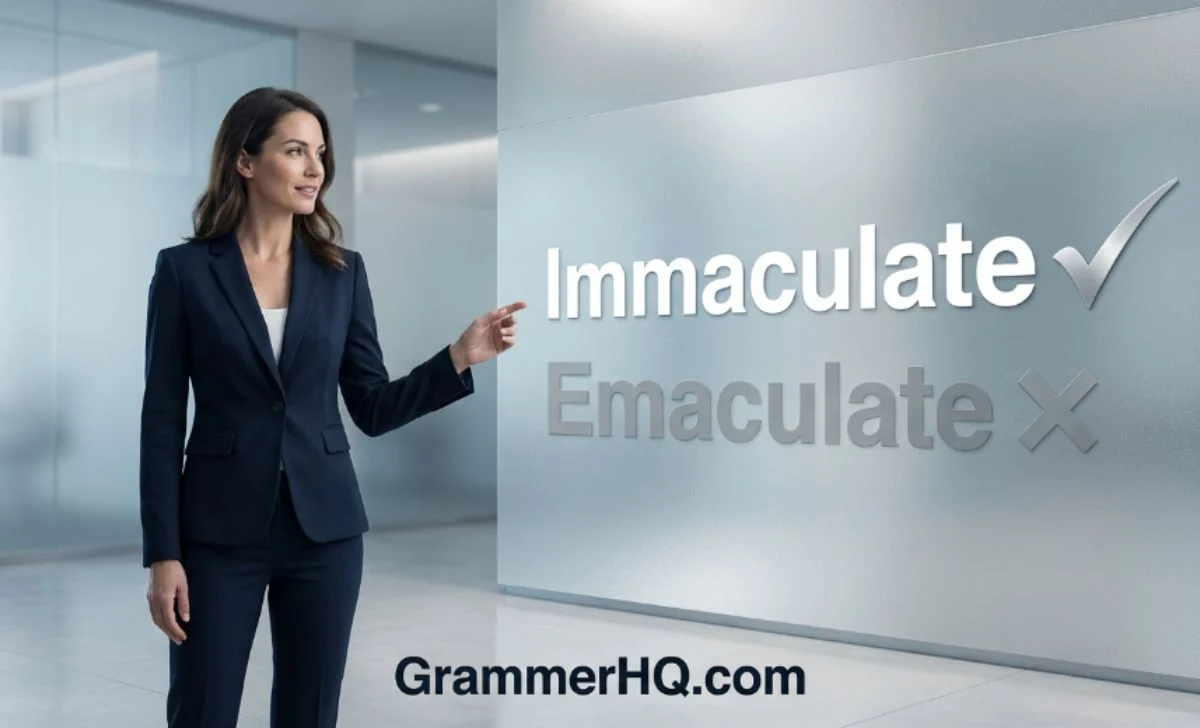 Immaculate or Emaculate