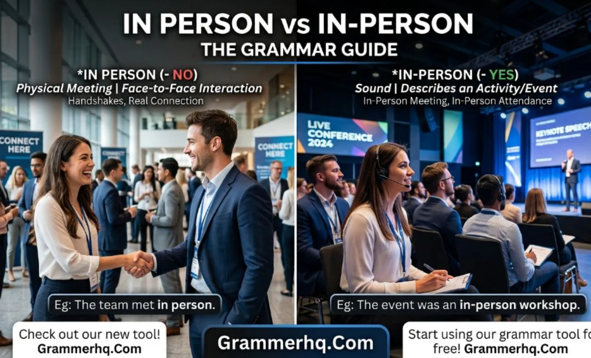 In Person vs In-Person