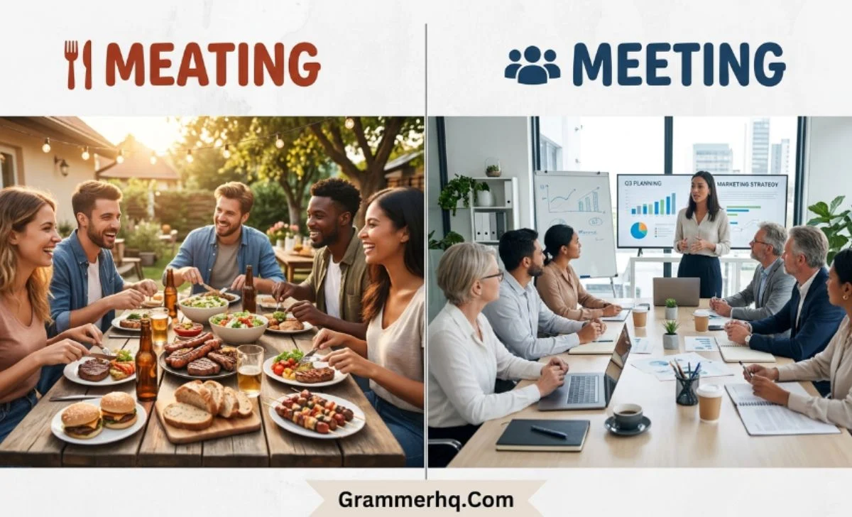 Meating vs Meeting