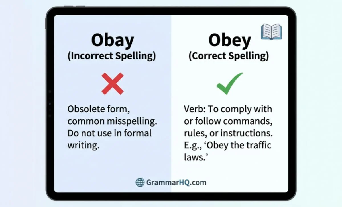 Obay or Obey
