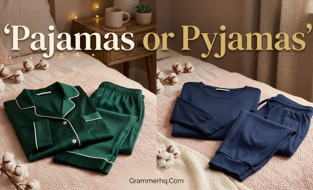 Pajamas or Pyjamas
