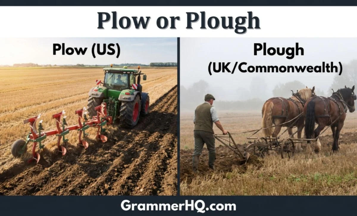 Plow or Plough
