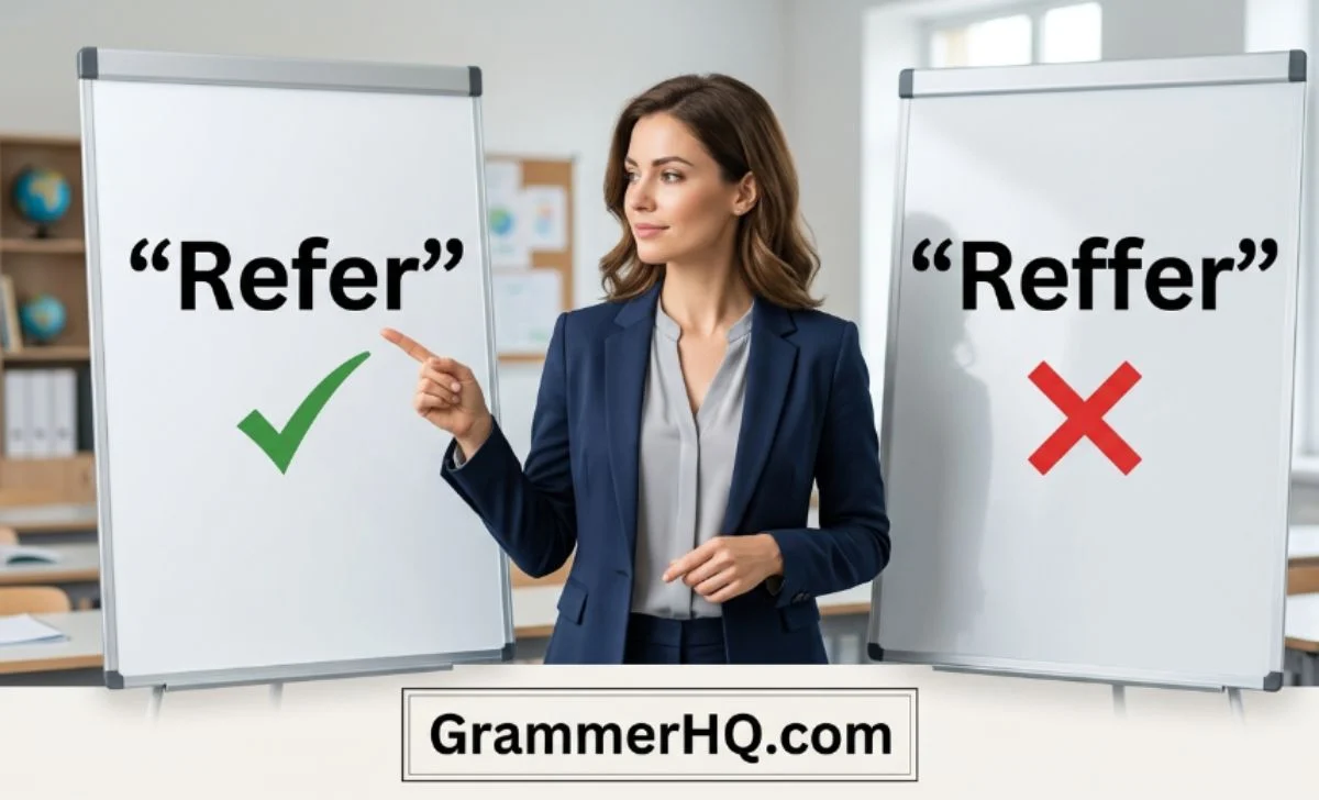 Refer or Reffer