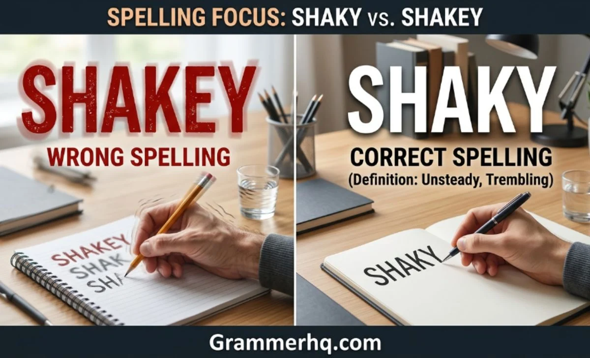 shakey or shaky