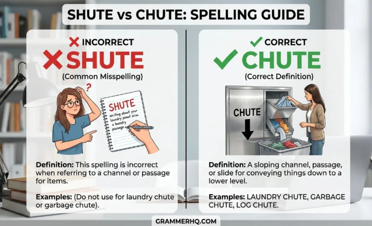 Shute vs Chute