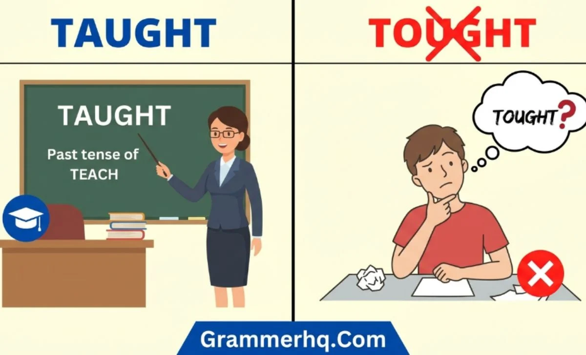 Taught vs Tought
