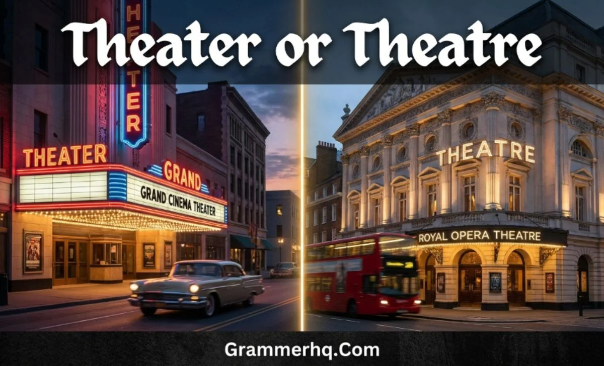Theater or Theatre