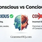 Conscious vs Concious