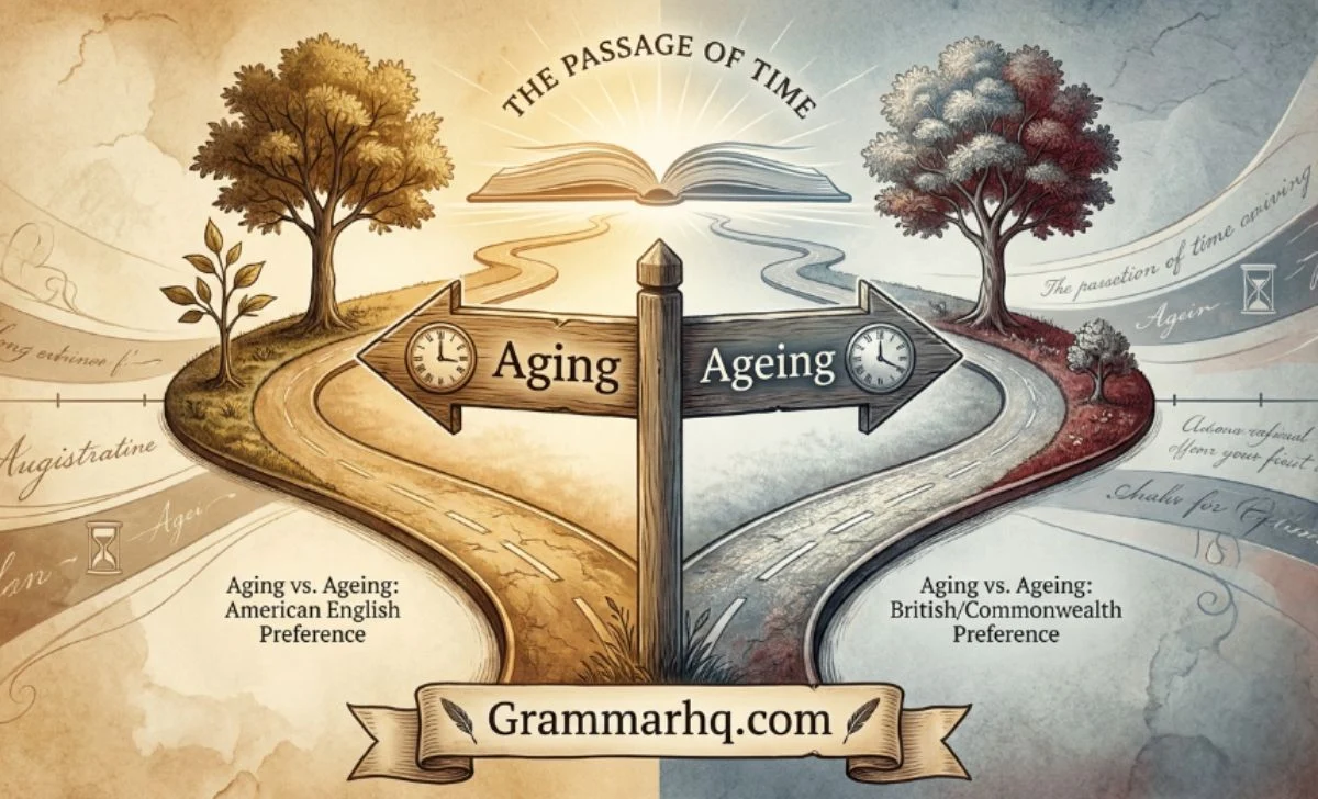 Aging vs Ageing