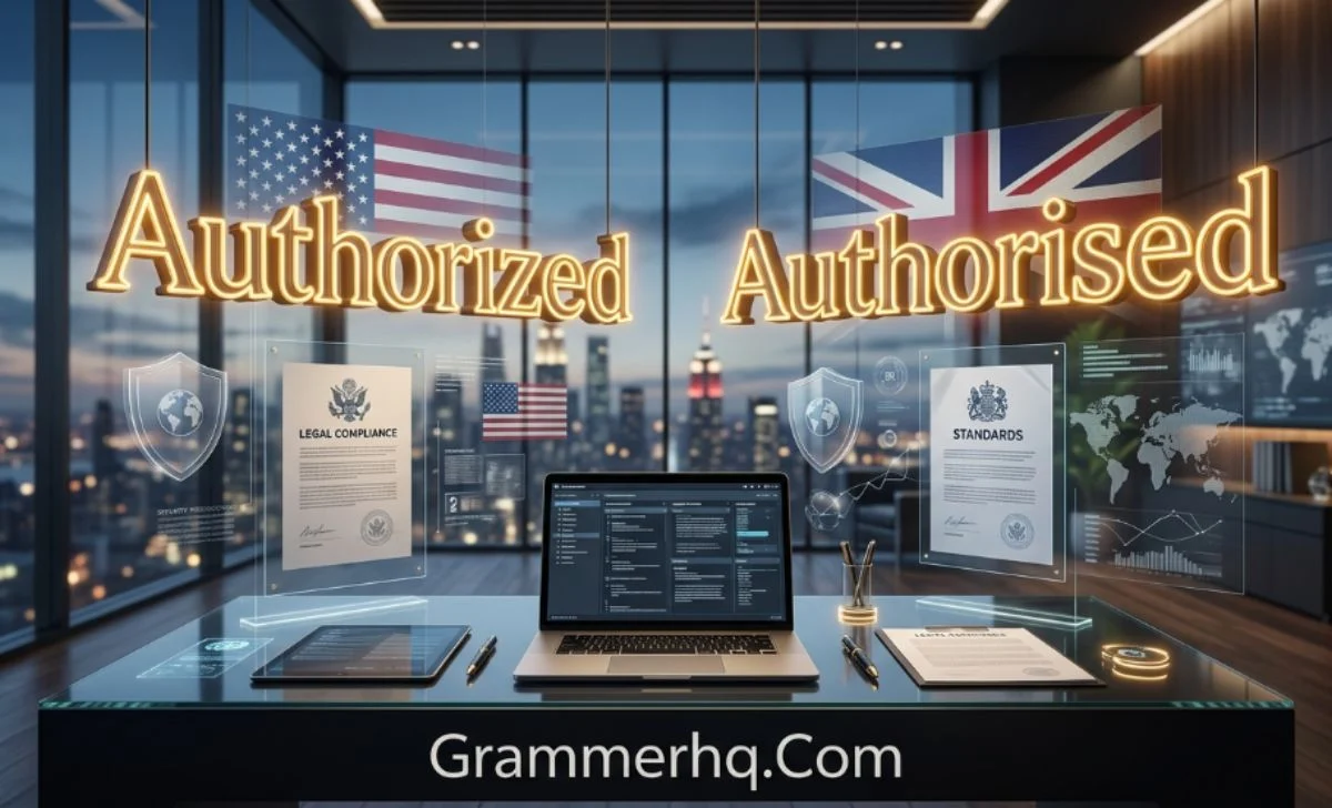 Authorized or Authorised