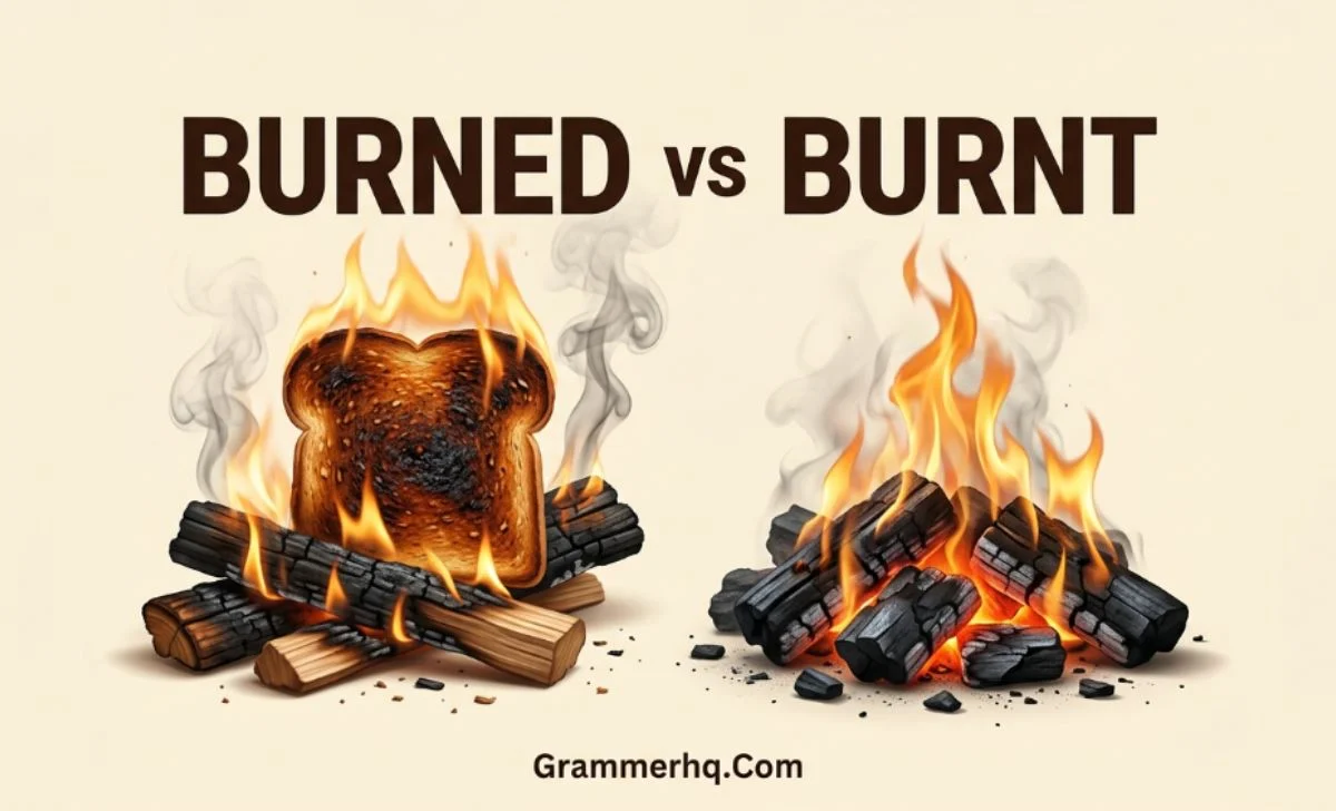 Burned or Burnt