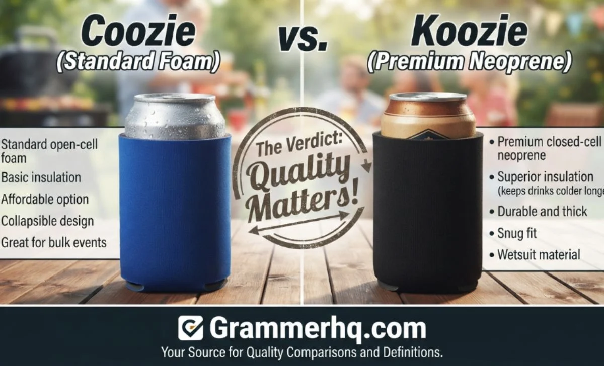 Coozie vs Koozie