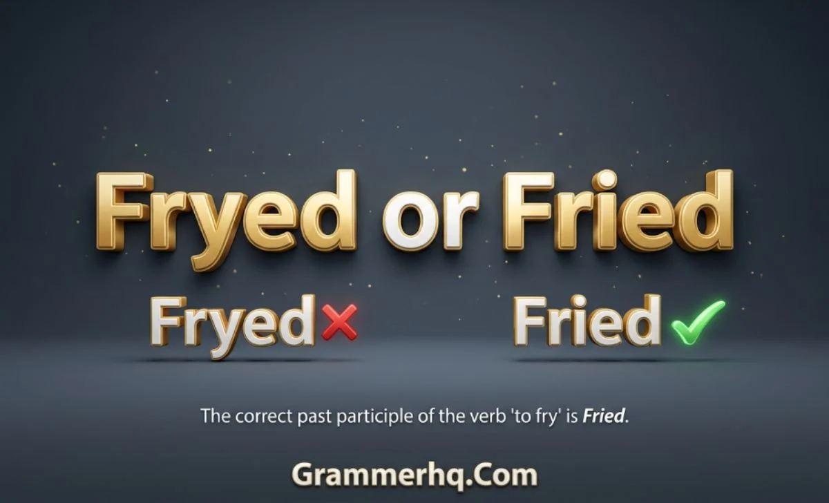 Fryed or Fried