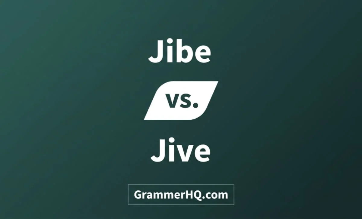 Jibe vs Jive