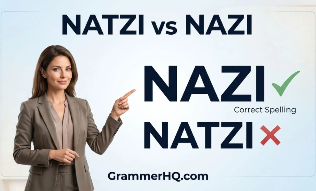 Natzi or Nazi