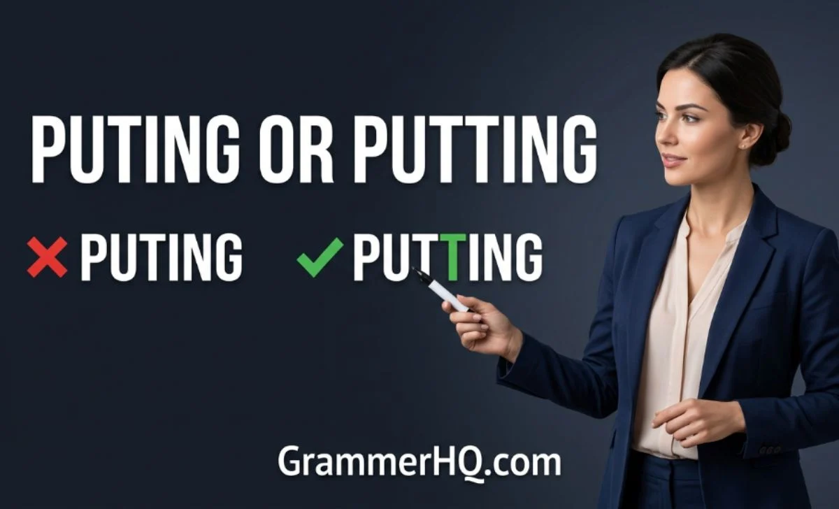 Puting or Putting