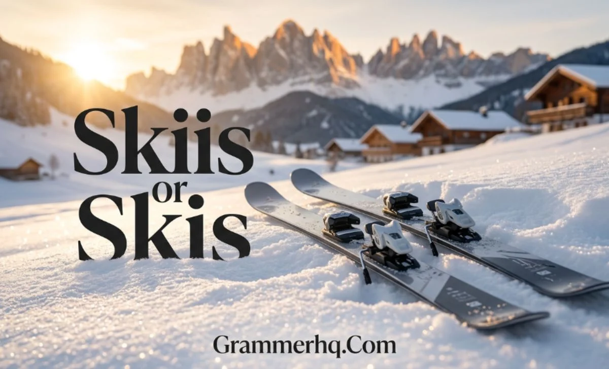 Skiis or Skis