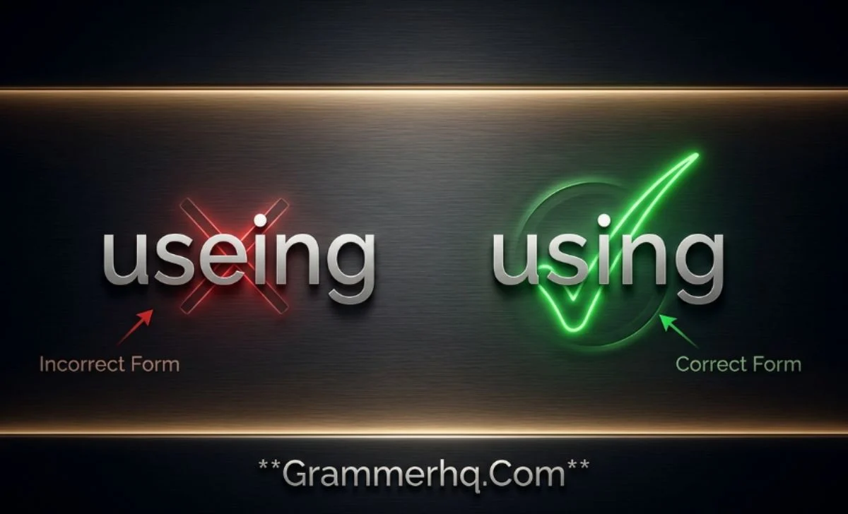 useing or using